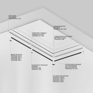 ������� ��� ������� Maytoni Gravity (�������) TRA010MP-212S � �������� ��� �������, 2�, �������