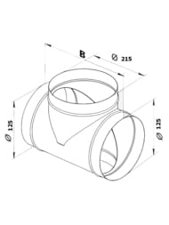 ������� Vents �� 125 � �-�������� �� ������������ ����� D125�L215