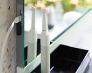 ������� Burgbad Fiumo 800�700�30 LED, USB, ������, �������, �������, ������ ������� SFXU080FOT55