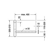 ����� ��� �������� DURAVIT ������ ������� 0050364600