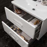 Тумба с раковиной Opadiris Арабеско 70 (710х606х465) подвесная, белый  Z0000010907+4620008197746