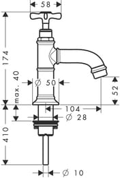 ���� ��� �������� ���� Axor Montreux 16530000 ��� ������� �������, ����