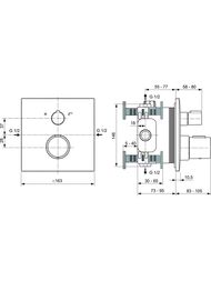   / Ideal Standard Ceratherm C100 , ,  A7522XG
