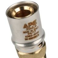 Переходник STOUT 1/2"Нх20 для металлопластиковых труб прессовой SFP-0001-001220 — изображение 9