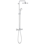 Душевая система Grohe Tempesta Cosmopolitan 27922001  термостат, лейка 100мм, верхний душ 210мм