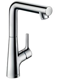 Смеситель Hansgrohe Talis S 72105000 для раковины, однорычажный, с донным клапаном, хром — миниатюра 1