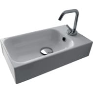 Раковина Kerasan Cento 353701R*1 250х450мм,подвесная, с отверстием под смеситель справа, белый