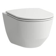 Унитаз подвесной Laufen PRO 8.2096.5.000.000.1 (360х490х345) rimless без ободка, укороченный, глубокое смывание
