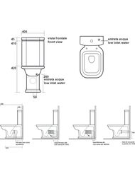 ���� �������-�������� Kerasan Waldorf 411701 680�367�420 �������. ������, ��� �������, �����