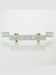 Водорозетка VALTEC аксиальная, 16(2,2)х1/2"В двойная на планке,латунь, VTm.424.G.001604