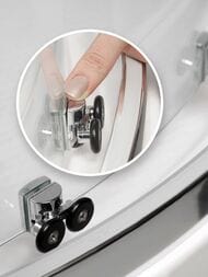 Душевой уголок WasserKRAFT Main 41S03 (900х900х2000) квадратный, раздвижной
