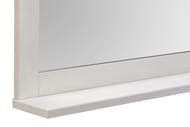 Зеркало AQUATON Леон 80 1A186402LBPS0 800х803х119 мм, с полочкой, без подсветки, цвет:  дуб белый