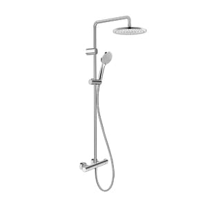 Душевая система Duravit термостат, верхний душ/ручной душ, цвет: хром TH4282008010