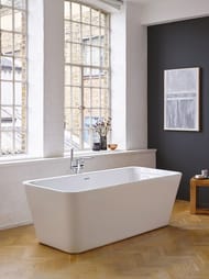 Ванна акриловая Ideal Standard Lux TONIC II 1800х800х600 отдельностоящ ,с обвязк.click-clack E398101