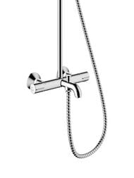 Душевая система Hansgrohe Vernis Blend 26079000 1jet термостат для ванны, EcoSmart, верх/руч.душ, хр — изображение 3
