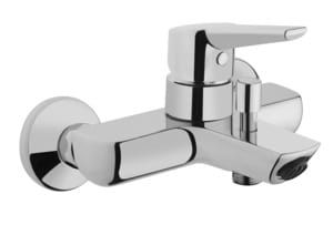 Смеситель для ванны/душа Vitra Solid S настенный, однозахватный, короткий излив, цвет:хром A42444EXP