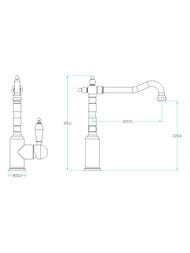 ��������� Boheme Tradizionale Chromo 103-BSW ��� �����, �� 1 ���������, �������������, ����
