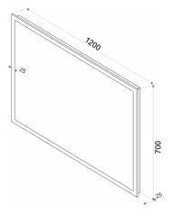 ������� ��������� Mercury (1200x700) � LED ���������� 6000K � ��������� ������������