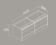 ����� ��� �������� AeT TRACE 1410�500�525 ����., 2 �����, ������ �������/��� C525M2L70105RV