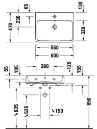 �������� ��������� Duravit Qatego 600�470�125�� �������, ���. ��� ���������, ����: ����� 2382600000