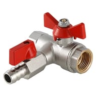 Кран дренажный 1/2"В-1/2"В. VALTEC BASE шаровой с обратным клапаном, VT.248.N.04
