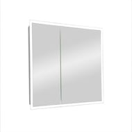 Зеркало-шкаф Континент Reflex 800х800х140 с подсветкой, 2 створки, датчик движения