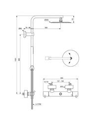 ������� ������� Ideal Standard CERATHERM T125 ��������� ���������, ����./������ ���, ������� A7589GN