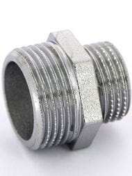 Ниппель переходной Tiemme 3/4"Нх1/2"Н лат.никелир, 1500124(1552N000504)