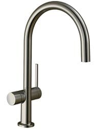 Смеситель Hansgrohe Talis M54 для кухни 220 с запорным вентилем, 1jet сталь 72805800 — миниатюра 1