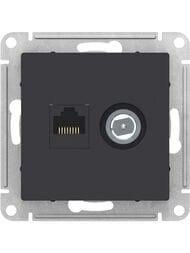 ������� Systeme Electric ATLASDESIGN ������� ������������+�� RJ45+TV ��������� 5E ������ ATN001089