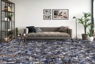 Керамогранитная плитка Staro Palacio Rock Azul High Gloss (600х1200х9) оникс, синяя (кв.м.)