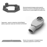 ������� ����� Paini Slim Line L=500 ��, D50, ������ �������, CH500SLC