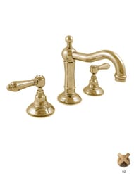 Смеситель Nicolazzi El Capitan  для раковины трехсекционный, латунь без покрытия 1409OL69 — миниатюра 1