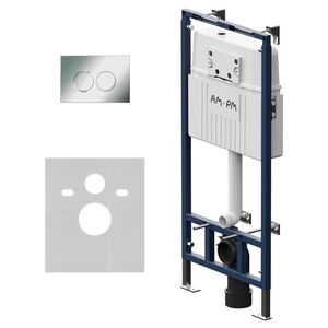 Инсталляция AM.PM MasterFit с механической клавишей ProC L хром I012710.0151