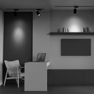 �������� ���������� Maytoni Vuoro (�����) TR003-1-17W4K-B Unity   4000K  15��, IP20, ������