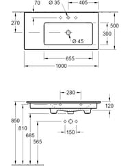  Villeroy & Boch VENTICELLO 4134 R1 R1 (1000500)  ., ,  ,ceramicplus