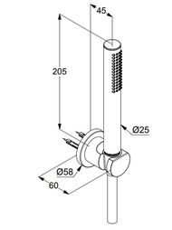 ������� �������� KLUDI Nova Fonte Puristic 1S ��� �����, �����, ���������, ����� �������  2085053-15