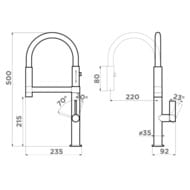 ��������� ��� ����� Omoikiri Osaka C-WH ������ ����� �� �������, �����/���, ����/����� 4994332