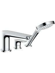Смеситель Hansgrohe Talis E 71731000 на борт ванны, на 3 отверстия, однозахватный, хром — миниатюра 1