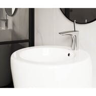 Раковина напольная Ceramicanova 850х550х515 перелив, отверстие под смеситель, цвет: белый CN1807
