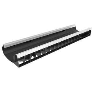 Лоток пластиковый усиленный DN 200 Gidrolica Standart Plus (1000х246х100) 8,9 л/сек арт.8214