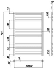 ����������������� ������� RAVAK DEGREE (500�800) ����, ������ �����������, 533 ��