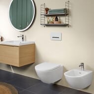 Биде подвесное Villeroy & Boch Subway 3.0 4470 00 R1 (375х560х270) отвер.для смесителя, CeramicPlus