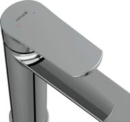 Смеситель для раковины Cersanit FLAVIS 63038 высокий, однорычажный, хром