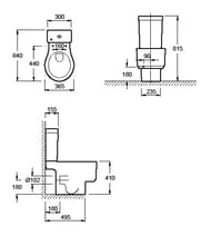 ���� �������-������� Jacob Delafon FORMILIA VIRAGIO Vario 4448K (640�365�410) ������-�������,�����