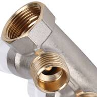 Коллектор распределительный STOUT 3/4", 2 отвода 1/2" SMB 6851 341202