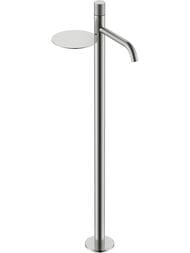 Смеситель Boheme Stick 120-NB.2 для раковины, напольный, однозахватный, ручка touch, никель браш — миниатюра 1
