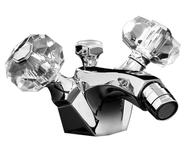 Смеситель для биде Devon&Devon Excelsior Gemstone EXC-GM110CR двухзахватный, донный клапан, хром