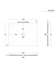 ������� ������ Azzurra SoloDue (1000�700�20) �������������, ��������, �������� SDPD10007020AN