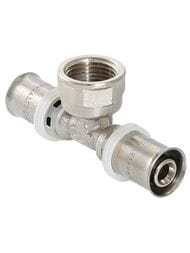 Пресс тройник VALTEC 32х3/4"Вх32 VTm.232.N.320532